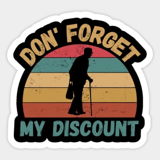 Don't Forget My Discount Sticker